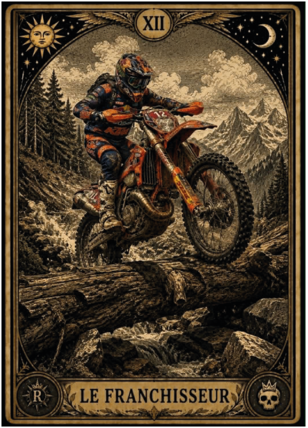 T-shirt "le franchissseur" - XII arcanes du motard
