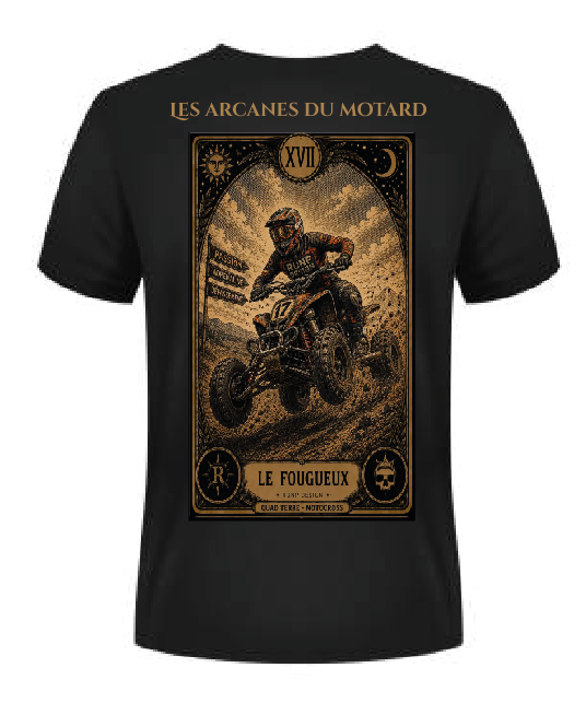 T-shirt "le fougueux" - XVII Les arcanes du motard