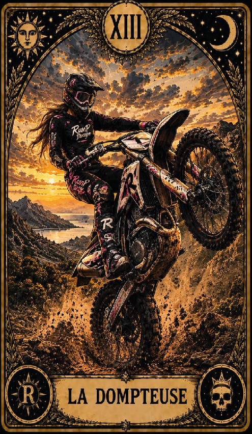 T-shirt "la dompteuse" - XIII Les arcanes du motard (Copie)