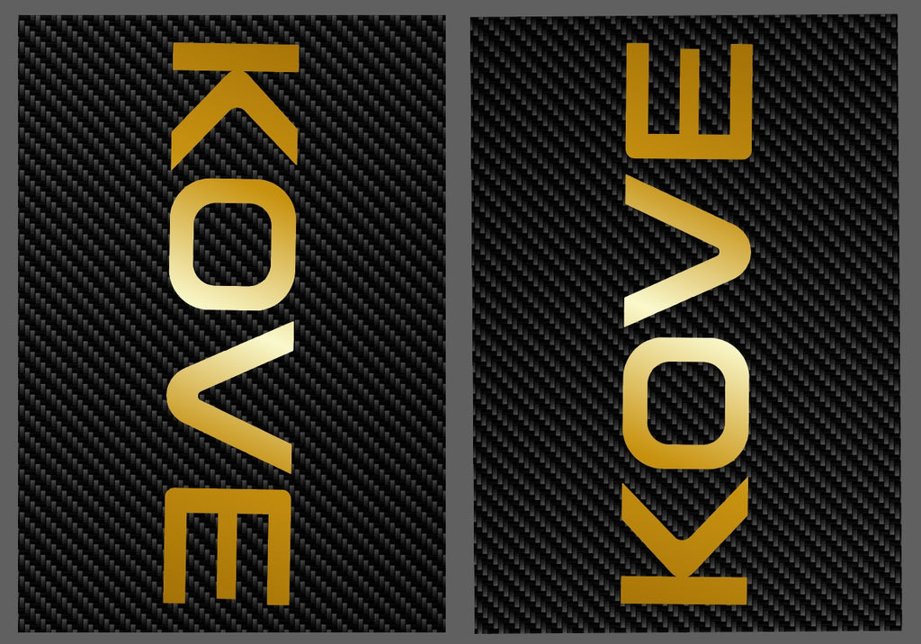 Stickers de fourche Carbone KOVE