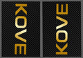 Stickers de fourche Carbone KOVE
