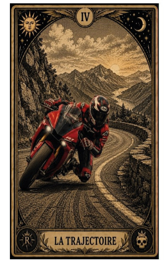 T-shirt "la trajectoire" - IV Les arcanes du motard