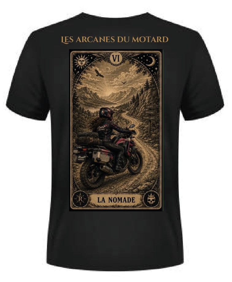T-shirt "la nomade" - VI Les arcanes du motard