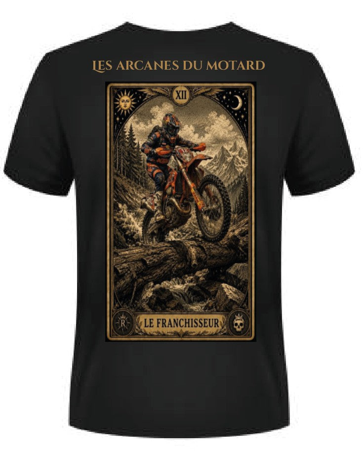 T-shirt "le franchisseur" - XII Les arcanes du motard