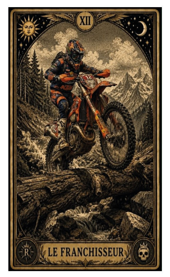 T-shirt "le franchisseur" - XII Les arcanes du motard