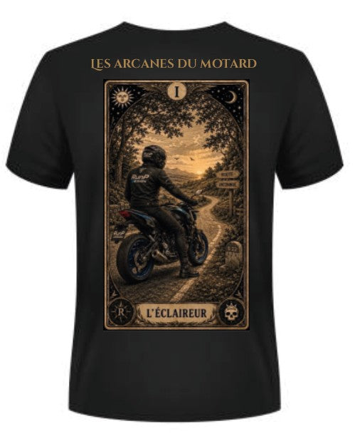 T-shirt "l'éclaireur" - I Les arcanes du motard