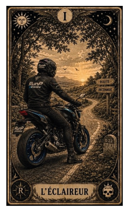 T-shirt "l'éclaireur" - I Les arcanes du motard