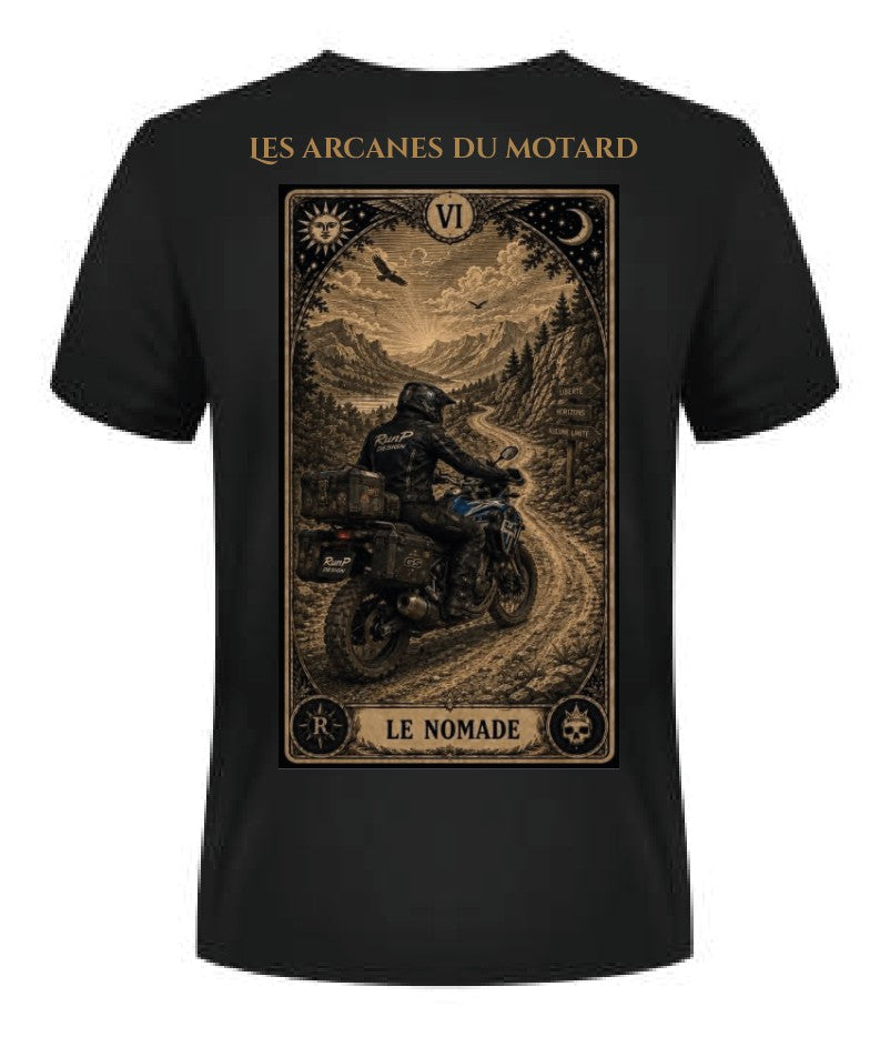 T-shirt "le nomade" - VI Les arcanes du motard