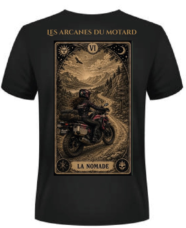 T-shirt "la nomade" - VI Les arcanes du motard