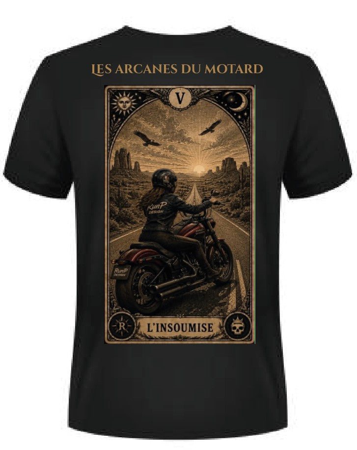 T-shirt "l'insoumise" - V Les arcanes du motard