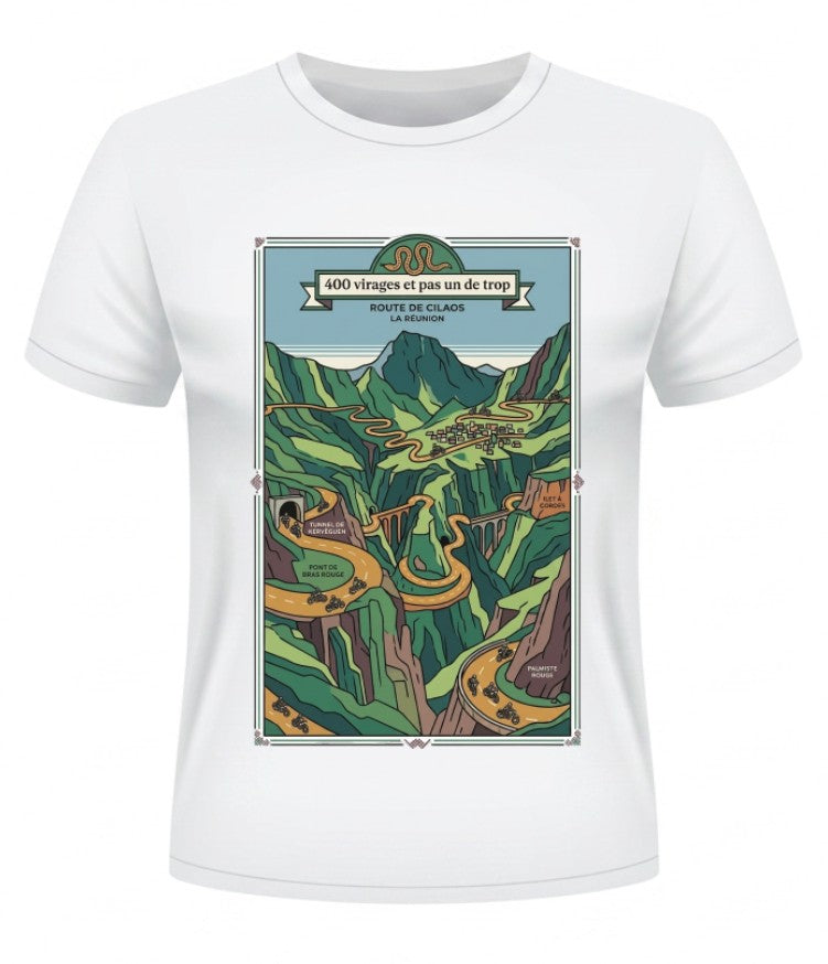 T-shirt "400 virages et pas un de trop"