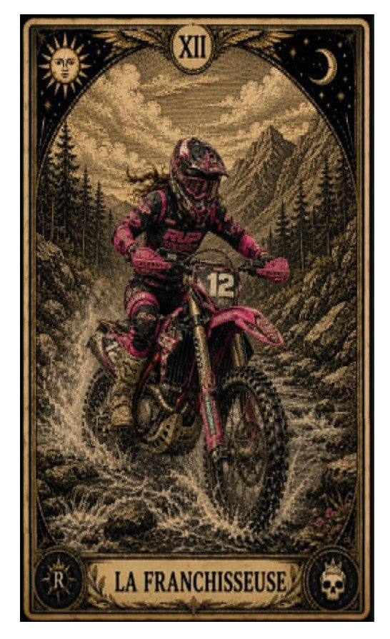 Pull "la franchisseuse" - XII Les arcanes du motard