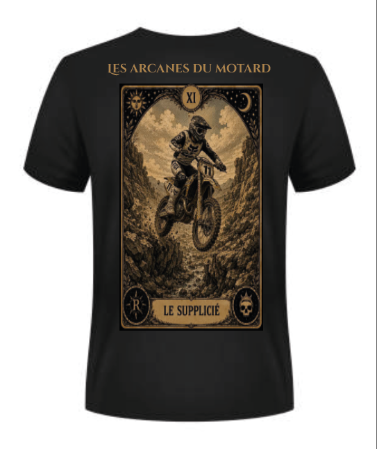 T-shirt "le supplicié" - XI Les arcanes du motard