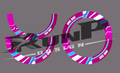 Rim decal kit – TM SMR Trackline Pink