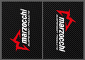 Marzocchi carbon fork stickers (red)