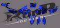 SUZUKI Tiger Savage Blue graphic kit - RMZ - 250/450