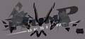 JOKER decal kit - 1250 GS (adventure, triple black)