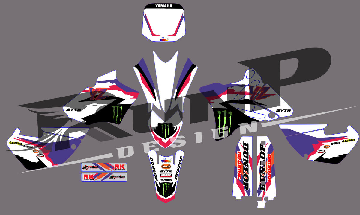 Kit déco YAMAHA - Anniversary Vintage - 125/250/450 - YZ/YZF/WRF