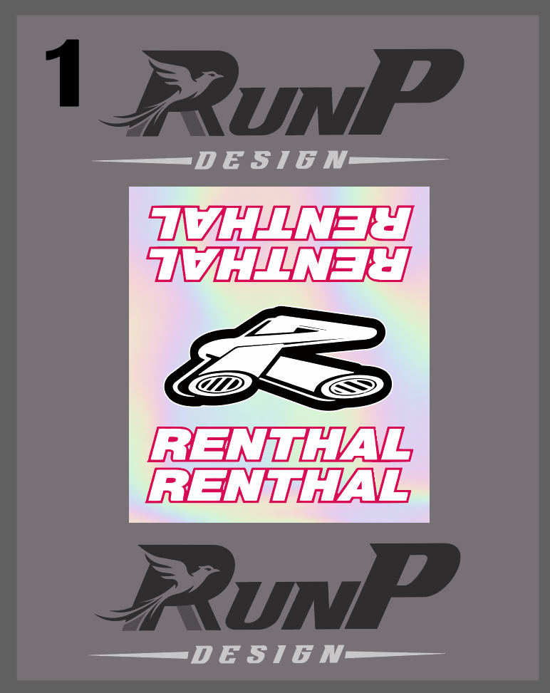 HANDLEBAR PAD kit - Renthal Rainbow