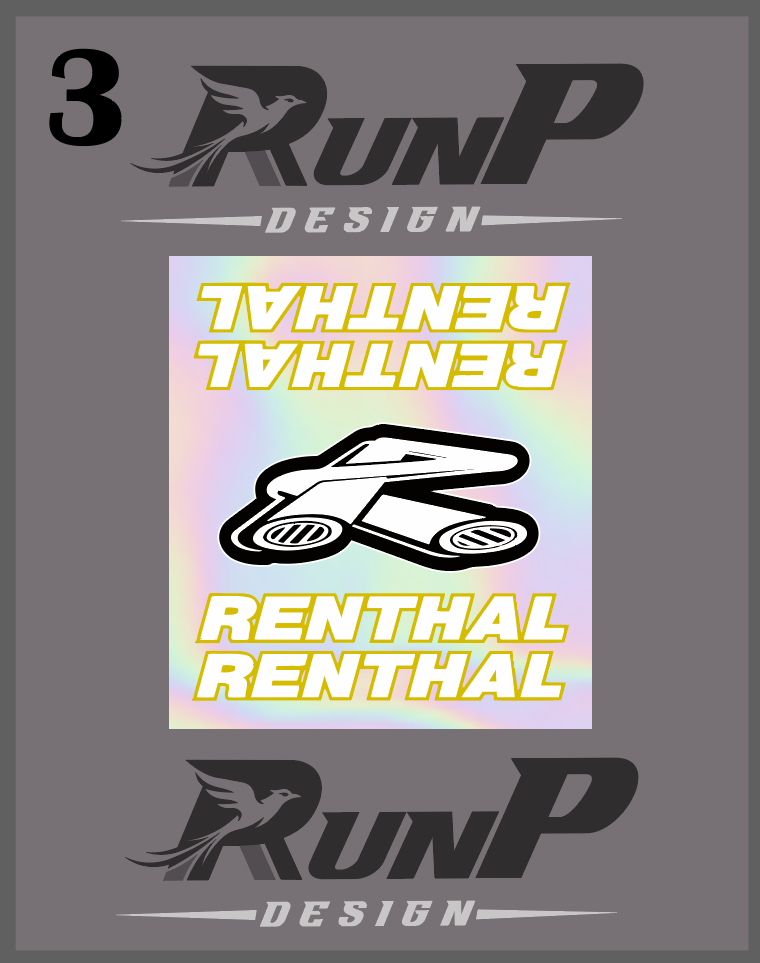 HANDLEBAR PAD kit - Renthal Rainbow