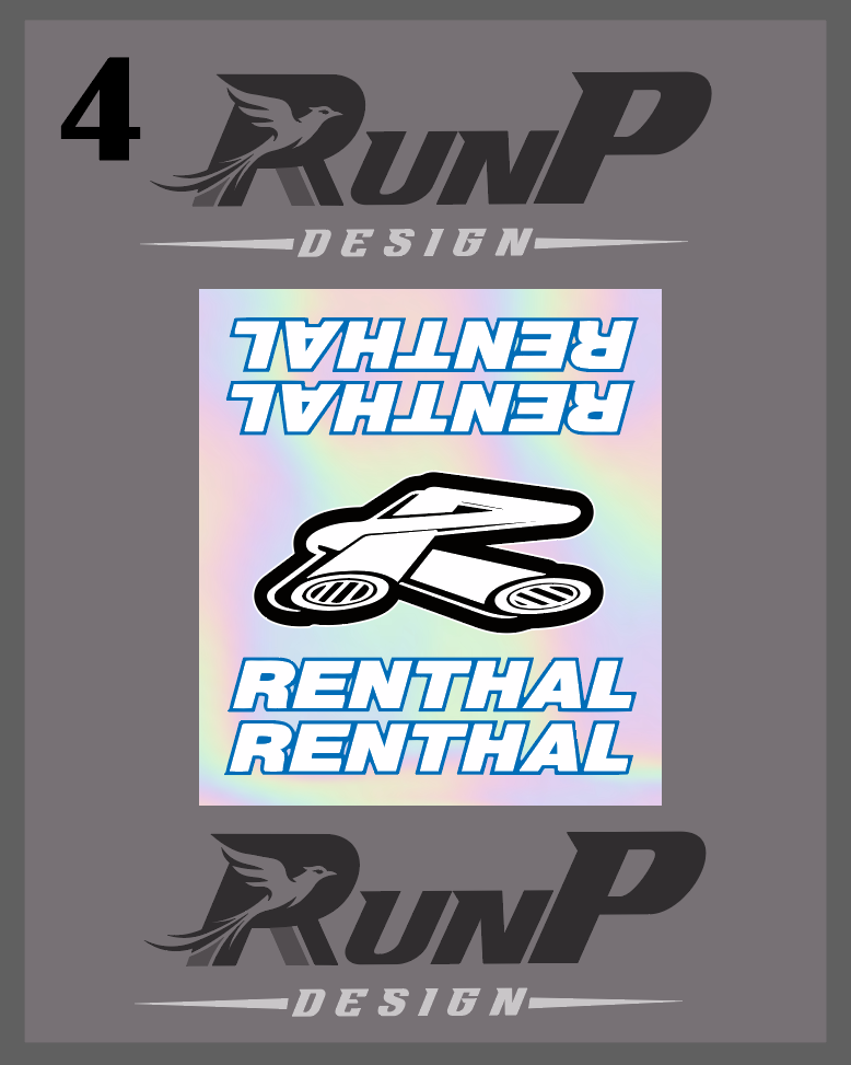 HANDLEBAR PAD kit - Renthal Rainbow