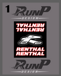 HANDLEBAR PAD kit - Renthal Black Core