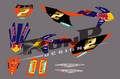 Kit déco Red Bull - KTM 125/250/350/450 SXF/EXC