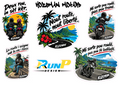 "VR46" sticker sheets