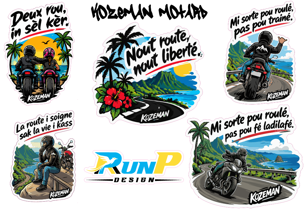 "VR46" sticker sheets