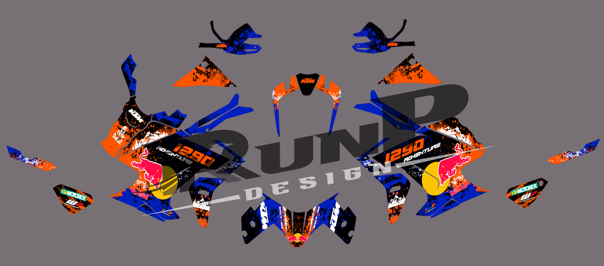 Midnight Purple Graphic Kit - KTM 790/890 Duke