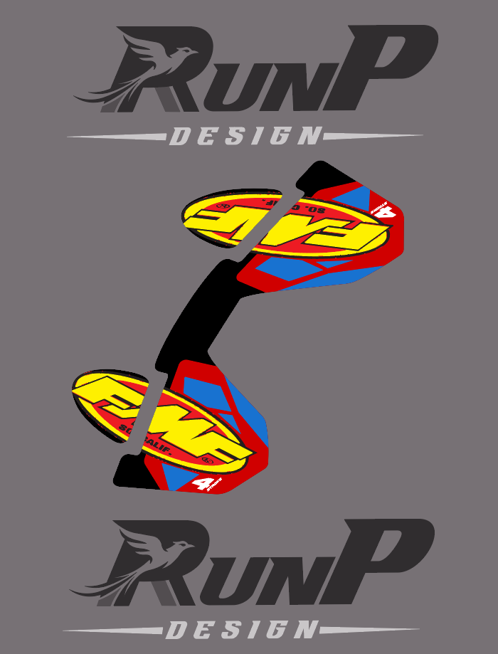 Sticker de pot d'échappement - 4 STROKE - FMF