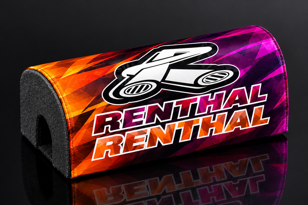 HANDLEBAR PAD decorative kit - Renthal Prismatic Orange/Pink